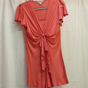 Boston Proper Coral Tunic
